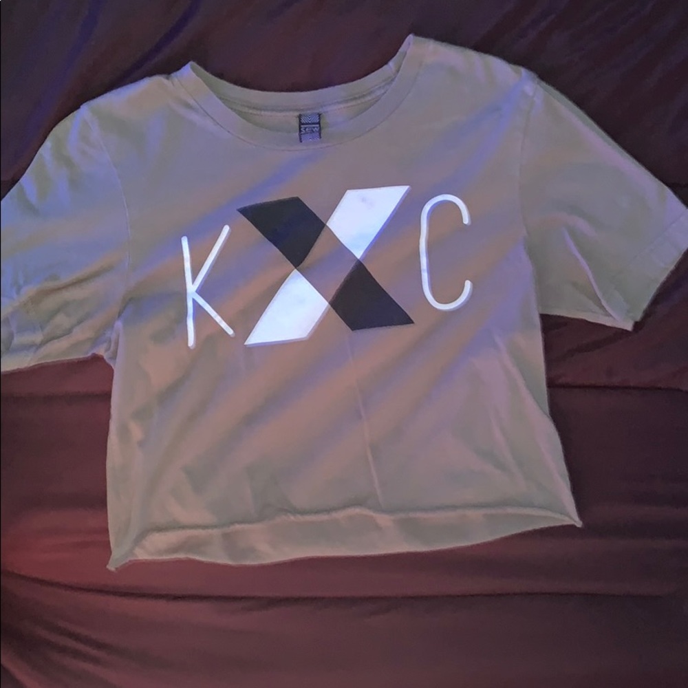 Green Cropped KC Tee